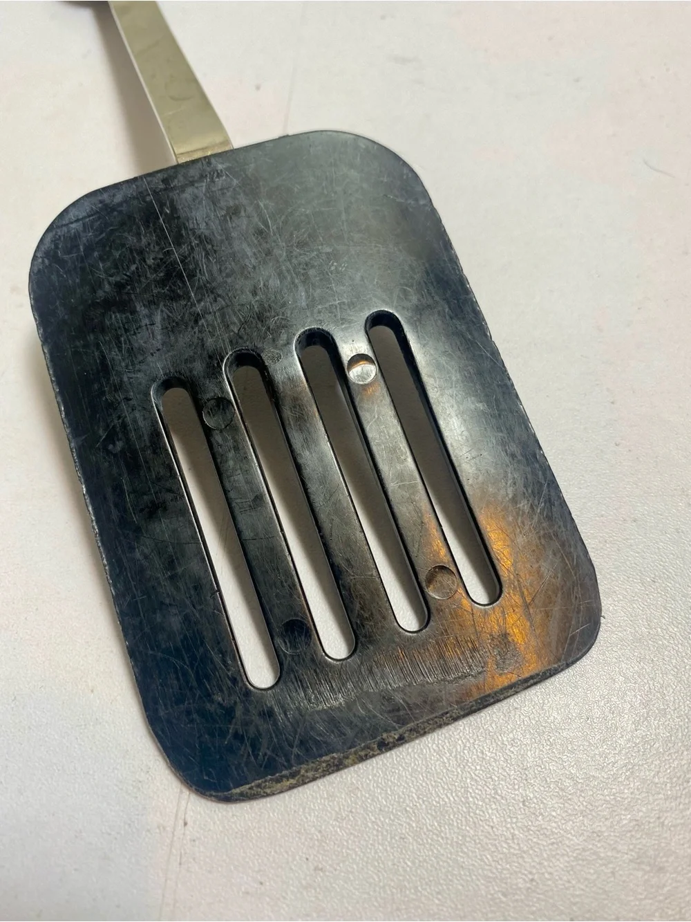 Vintage Bonny USA Slotted Spatula Turner Black Nylon Kitchen
